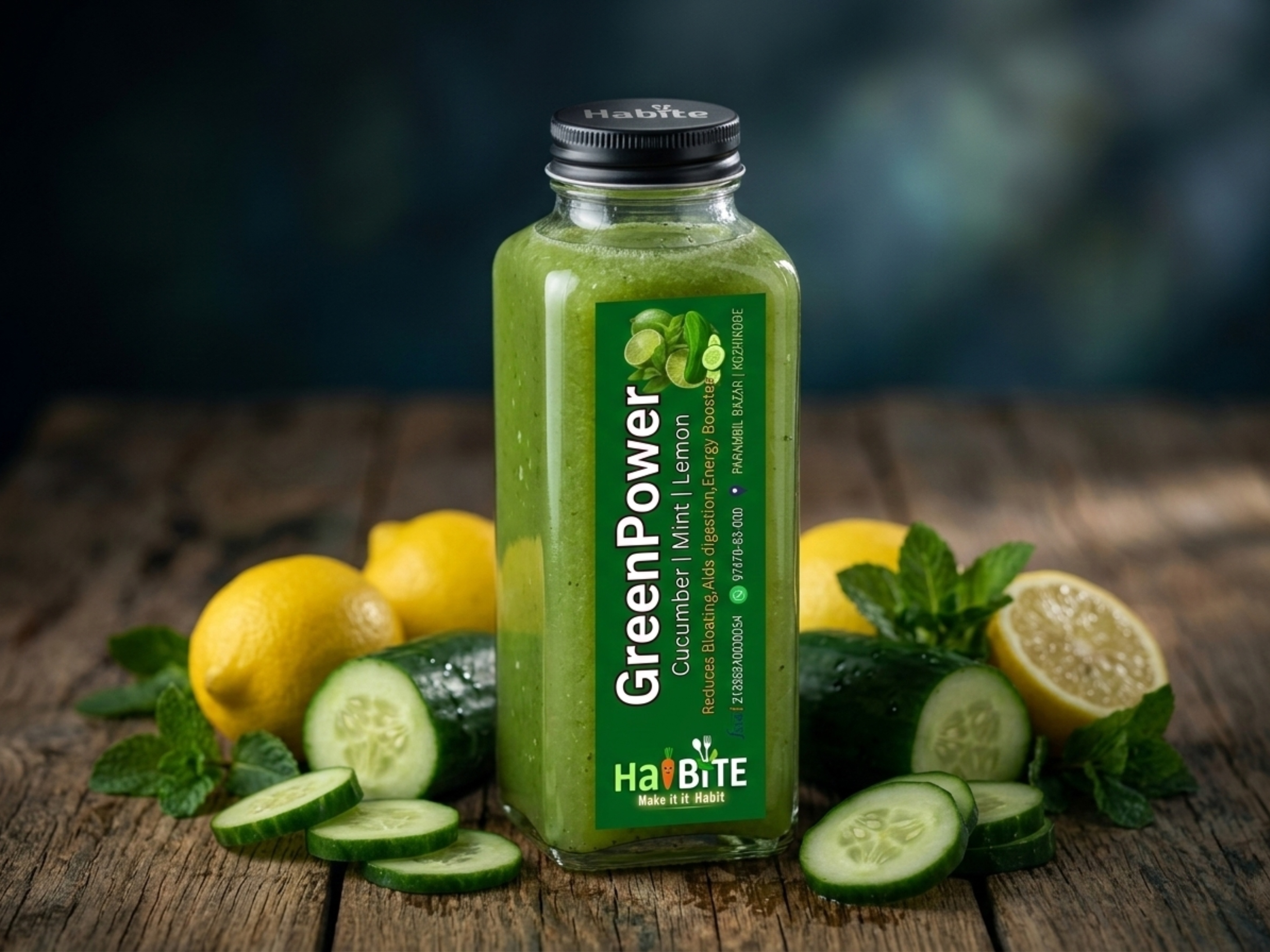 GreenPower – Cucumber, Mint & Lemon